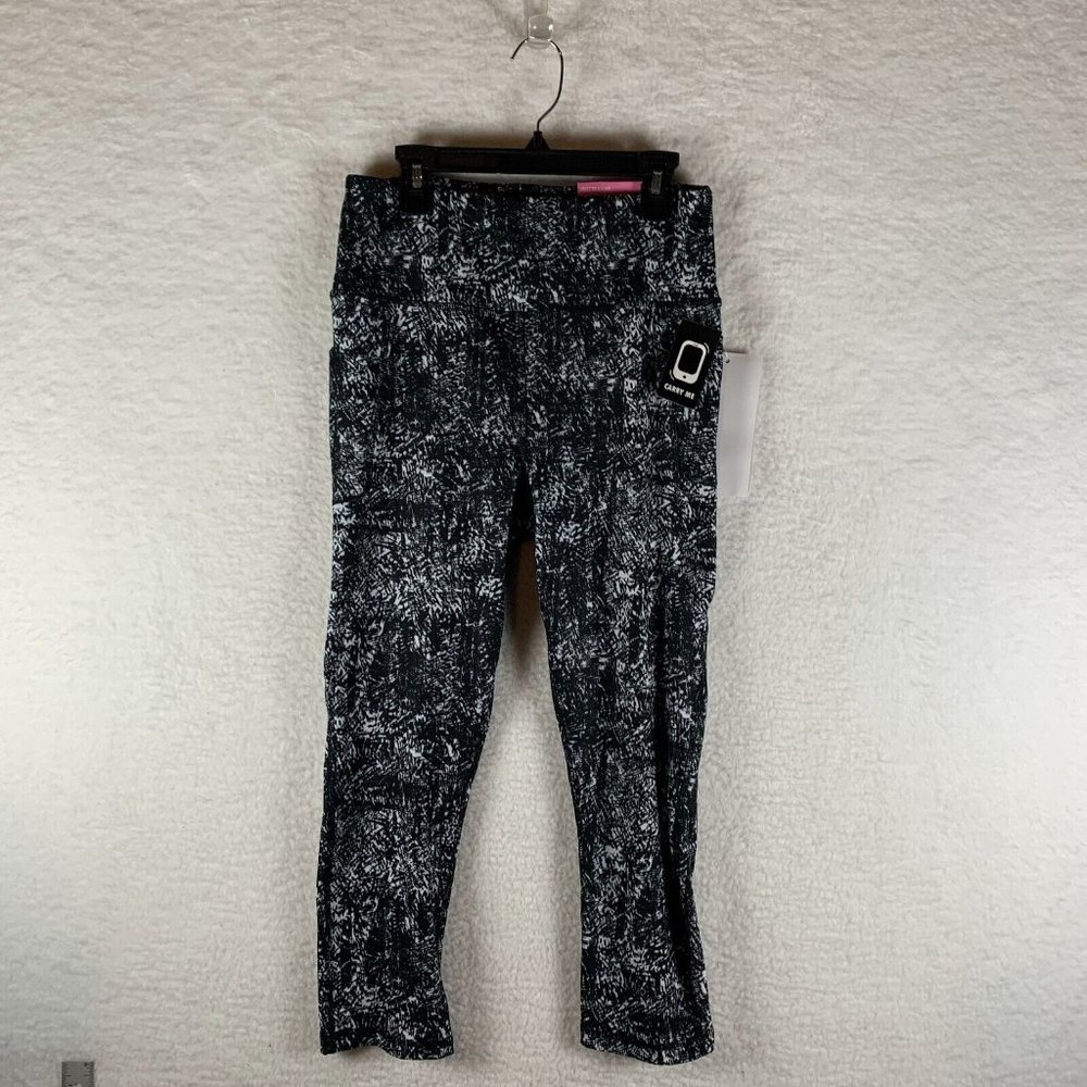 Gottex Leggings Women's Medium Scratch Polyester Pockets Rachel Capri 6802